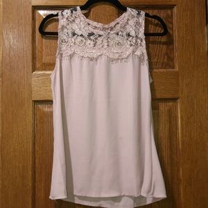 Pink Lace Blouse
